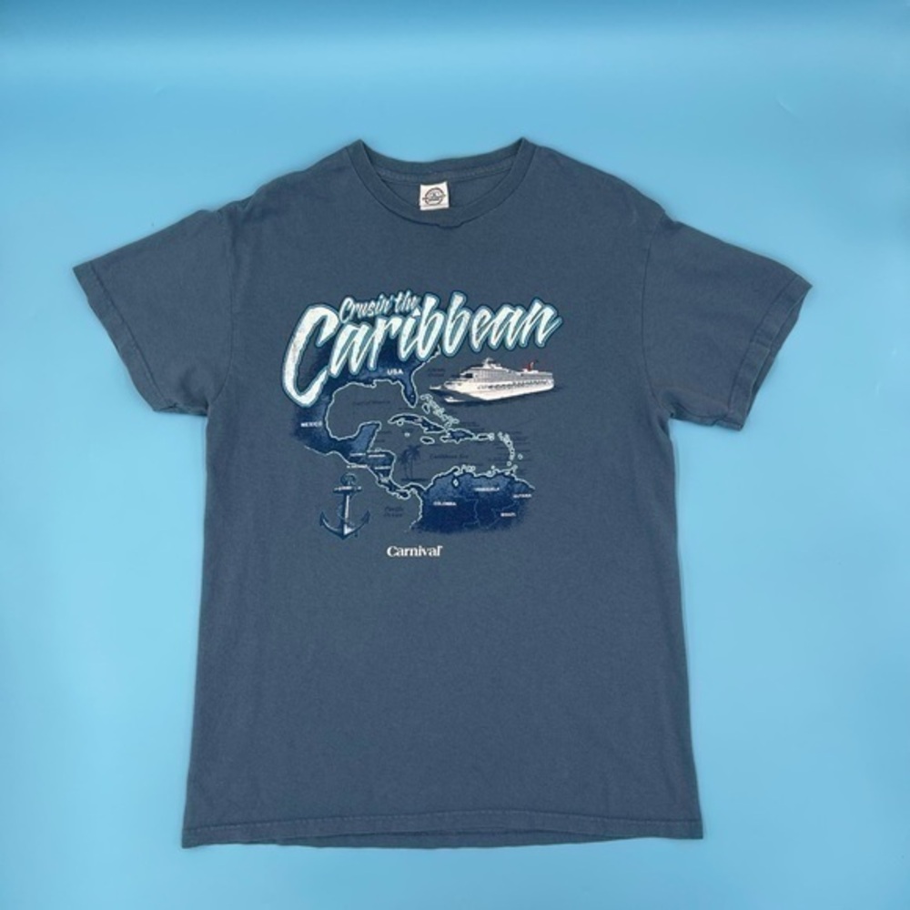 VTG 90’S Carnival Cruise The Caribbean Graphic T-Shirt